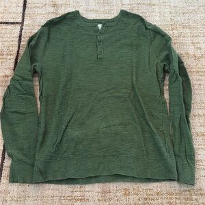 Bixby quarter button down sweater